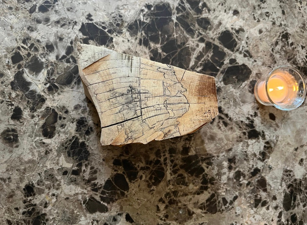 Spalted Maple Candle/Succulent Holder
