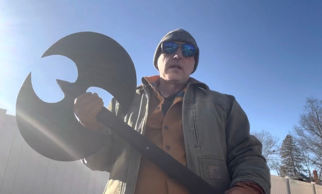 Hand Crafted Double Headed Axe