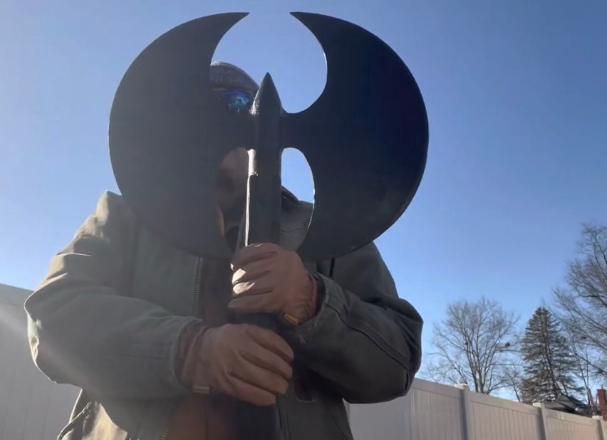 Hand Crafted Double Headed Axe