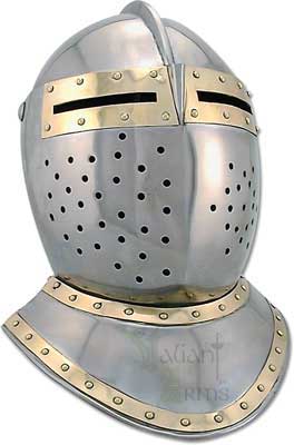 Wearable European Bascinet Helm