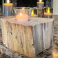 Spalted Maple Wooden Candle Holder/Succulent Planter