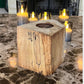 Spalted Maple Candle/Succulent Holder