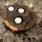 Black Walnut Candle/Succulent Holder