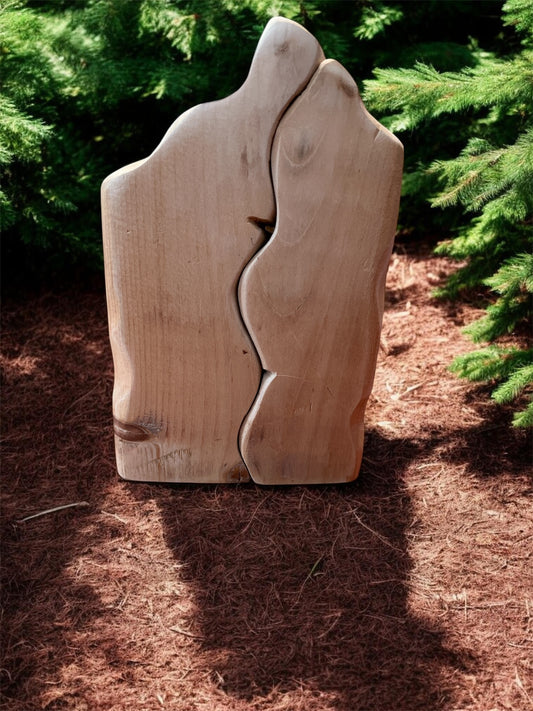 Unfinished Handmade Wooden Fairy Door
