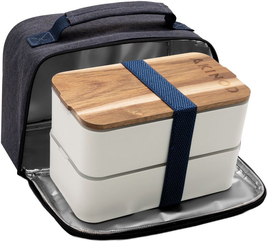 Bento Lunch Box w/ Bag- Akinod