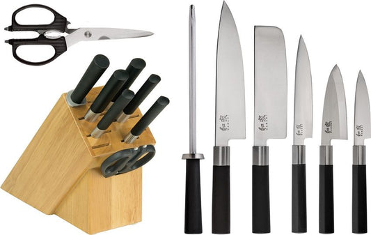 Kai USA Ltd 8 Piece Kitchen Knife Set- Japan