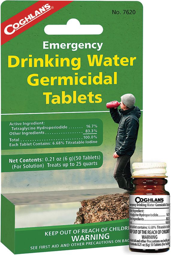 Coghlans Drinking Water Germicidal Tablets