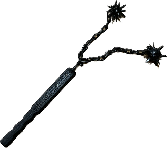 Hand Crafted Double Ball Spiked Flail