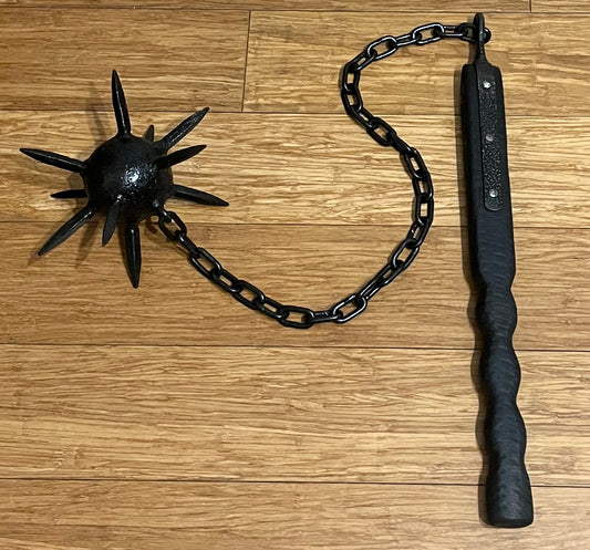 Hand Crafted Medieval Spiked Ball Flail